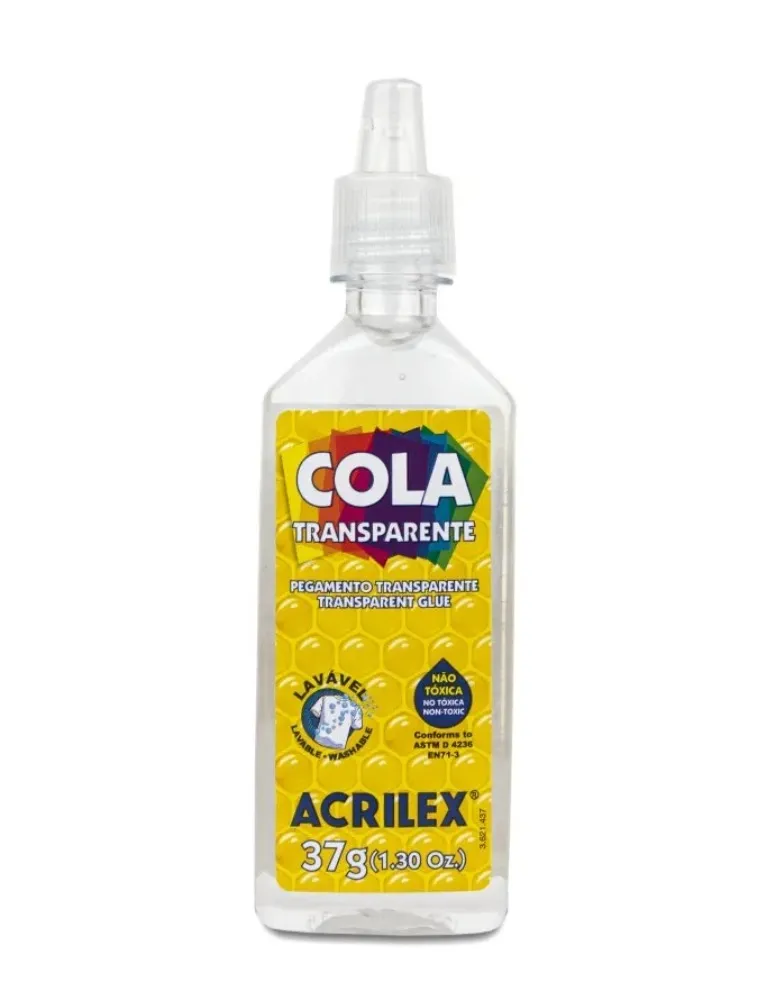 *37G COLA ACRILEX TRANSPARENTE