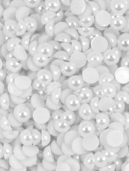 0010 MEIA PEROLA CIRCULO 4MM 250G100%ABS