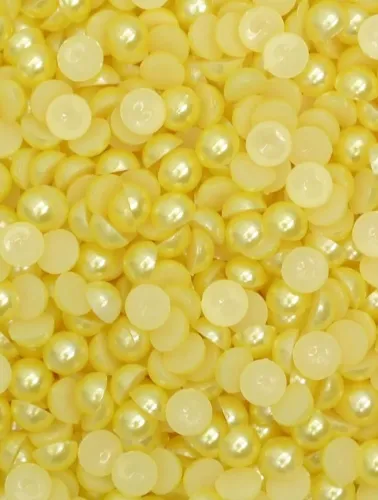 **0040 MEIA PEROLA CIRCULO 8MM 250G 100%ABS