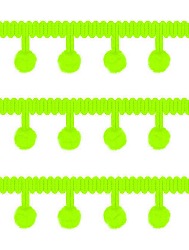 *0048 PASSAMANARIA POMPOM ROMA 70201 20M 100%PES