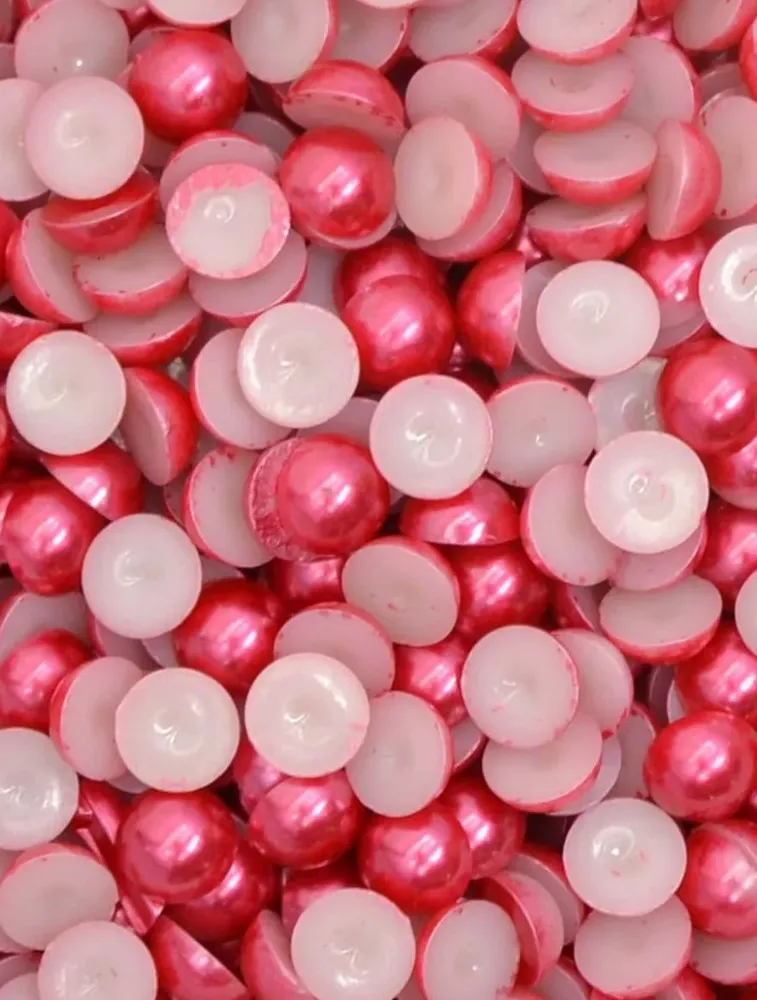 0090 MEIA PEROLA CIRCULO 10MM 250G 100%ABS