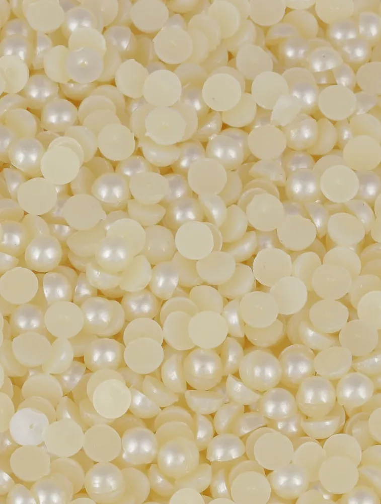 CRE. MEIA PEROLA TRAMA 8MM 500G 100%ABS