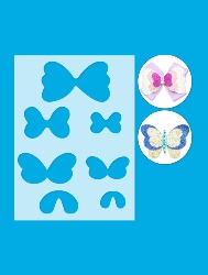 0002 MOLDE ORIENTAL CORACAO BORBOLETAS