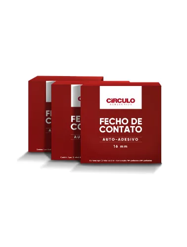 *PTO. VELCRO CIRCULO AUTO ADESIVO 16MM