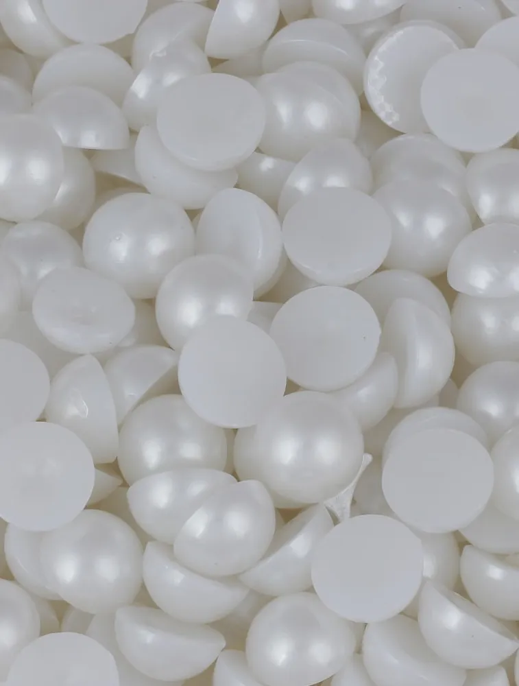 BCO. MEIA PEROLA TRAMA 12MM 500G 100%ABS