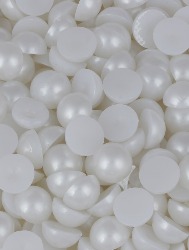 BCO. MEIA PEROLA TRAMA 12MM 500G 100%ABS