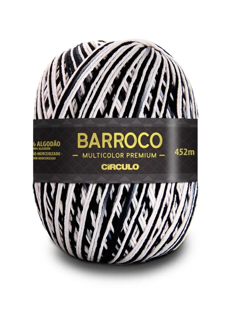 9016 BARBANTE CIRCULO BARROCO PREMIUM 226M 100%CO