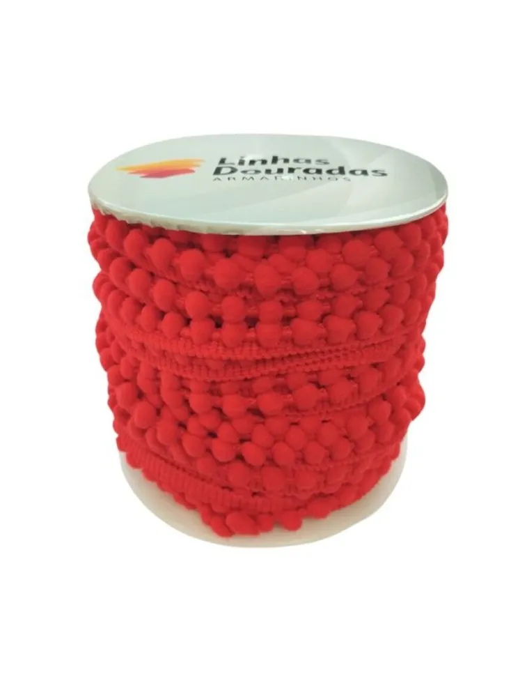 0209 FRANJA POMPOM LD 5 6MM 20M 100%PA