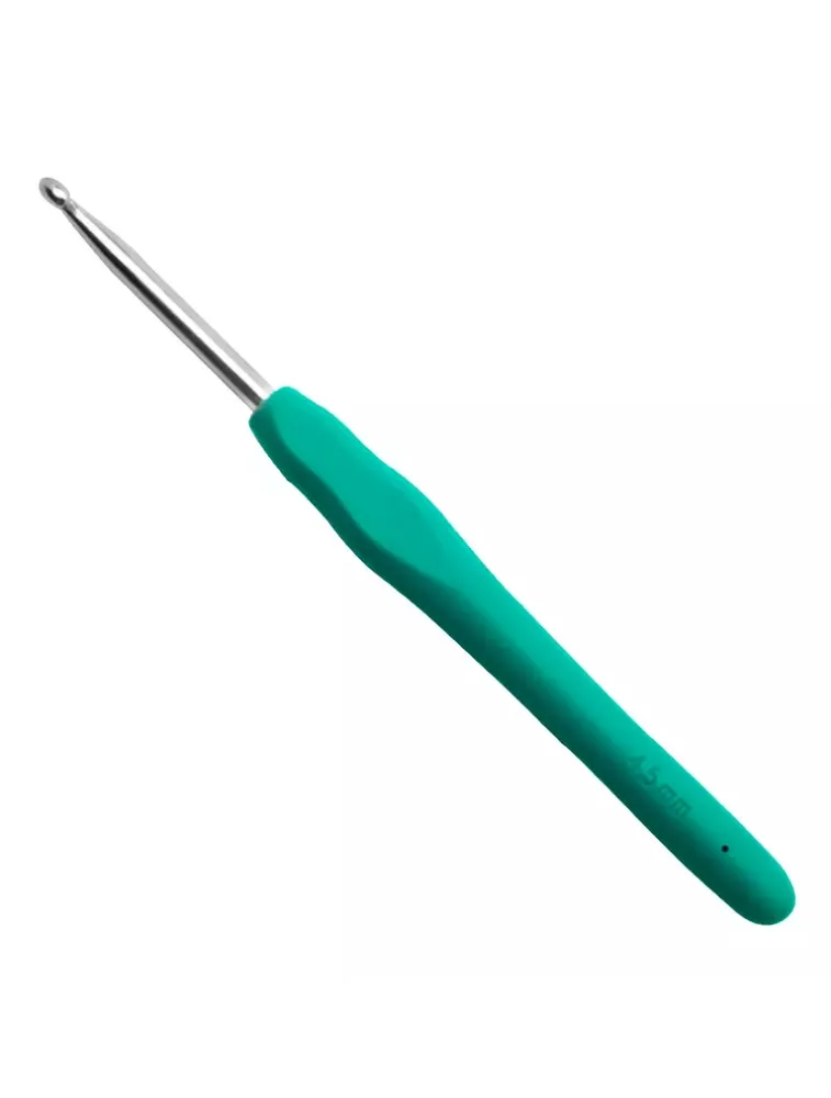 *_4.50 AGULHA LD 008F12 CROCHE CABO EMBORRACHADO