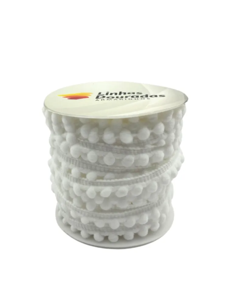 0201 FRANJA POMPOM LD 5 6MM 20M 100%PA