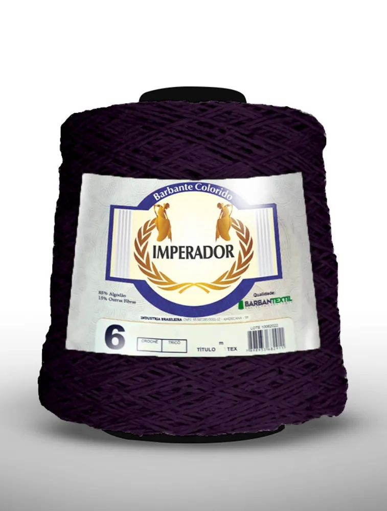 ROXO BARBANTE BARBANTEXTIL IMPERADOR 6 610M 85%CO
