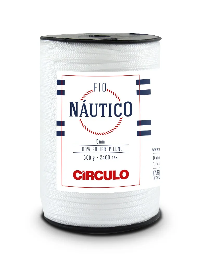 8001 FIO CIRCULO NAUTICO 5MM 500G 100%PP