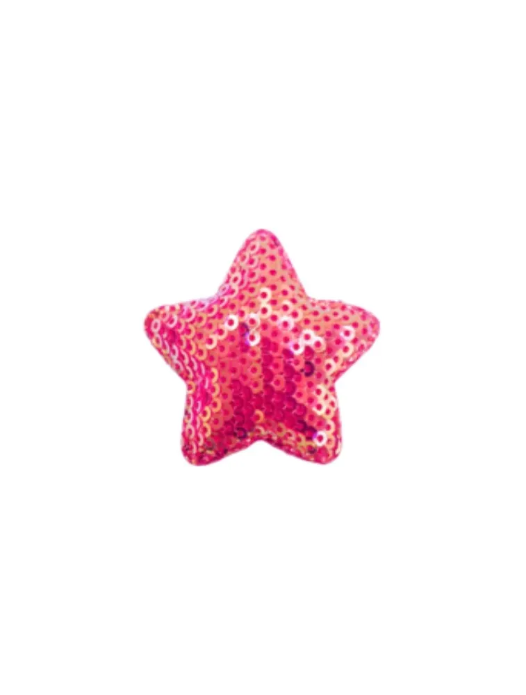 PINK APLIQUE LUXO ORIENTAL ESTRELA 95%PES