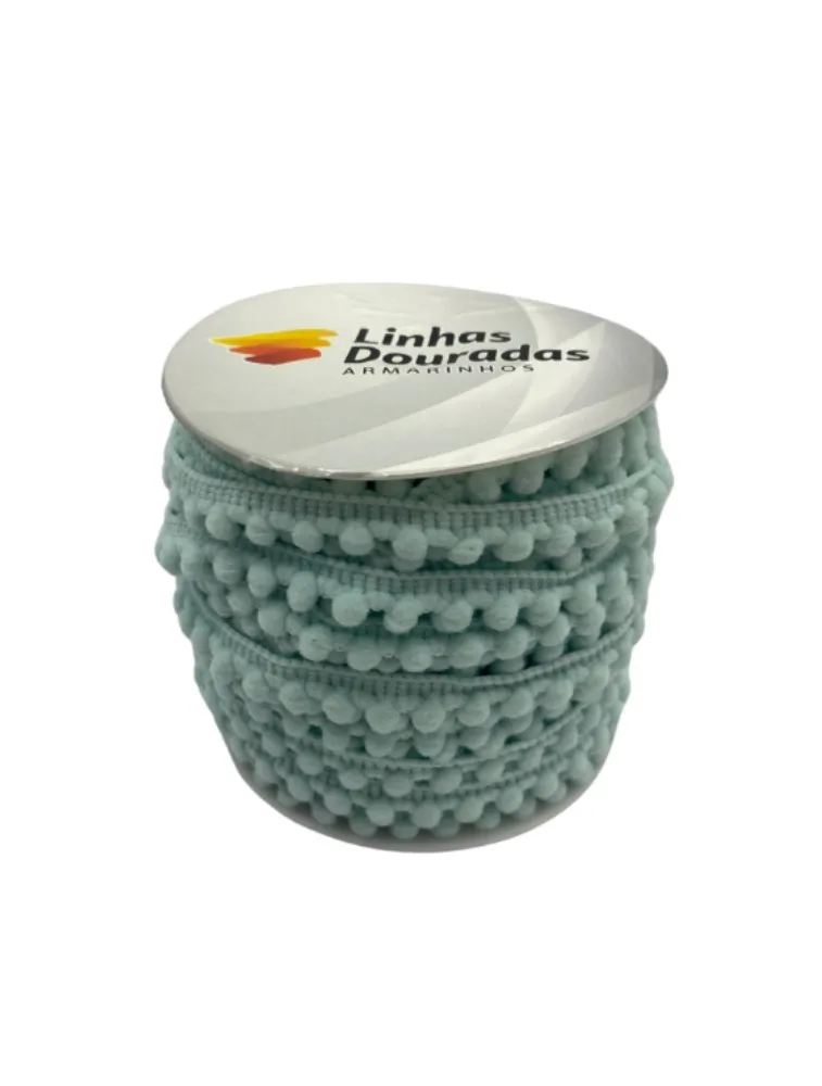 0386 FRANJA POMPOM LD 5 6MM 20M 100%PA