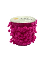0303 FRANJA POMPOM LD 6 10MM 20M 100%PA