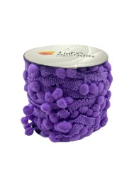 0356 FRANJA POMPOM LD 6 10MM 20M 100%PA