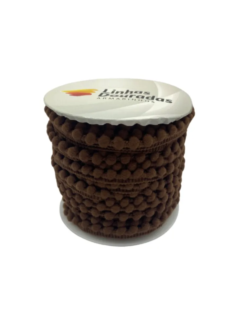 0340 FRANJA POMPOM LD 5 6MM 20M 100%PA