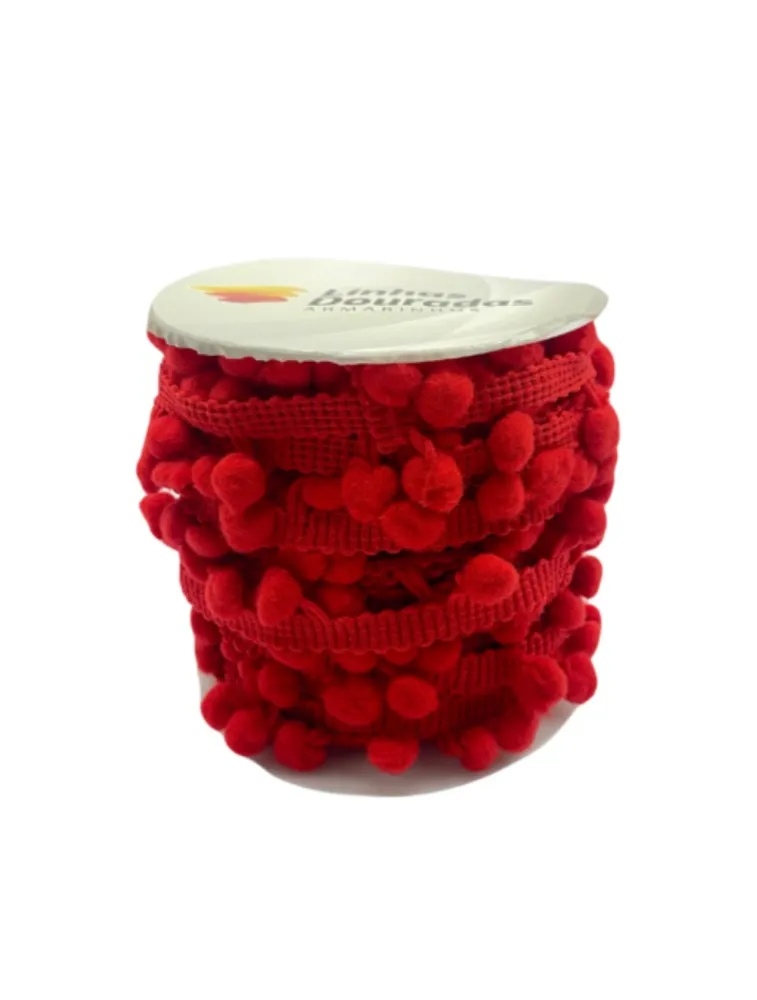 0209 FRANJA POMPOM LD 6 10MM 20M 100%PA