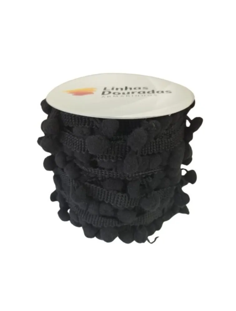 0219 FRANJA POMPOM LD 6 10MM 20M 100%PA