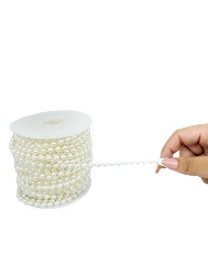 PER. MEIA PEROLA NYBC ROLO 08MM 20M 100%ABS