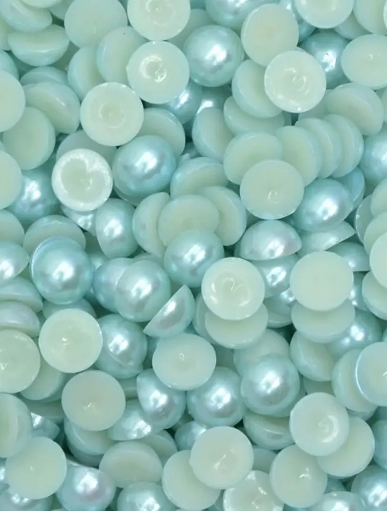 0100 MEIA PEROLA CIRCULO 10MM 250G 100%ABS