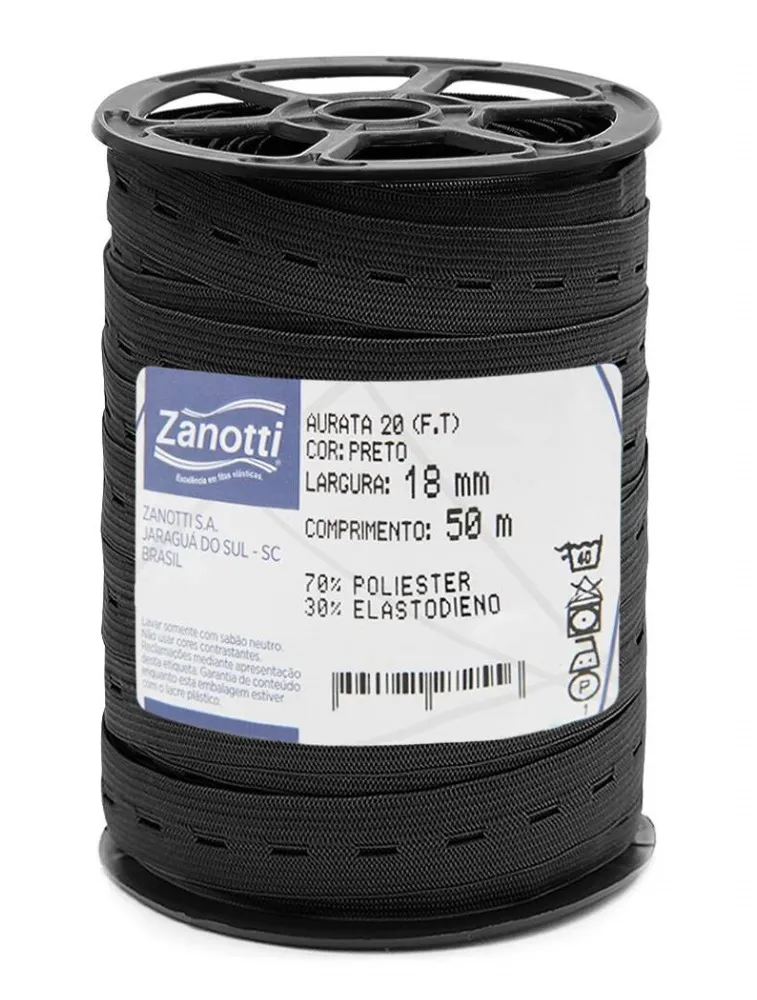 PTO. ELASTICO ZANOTTI AURATA 50M 83%PES