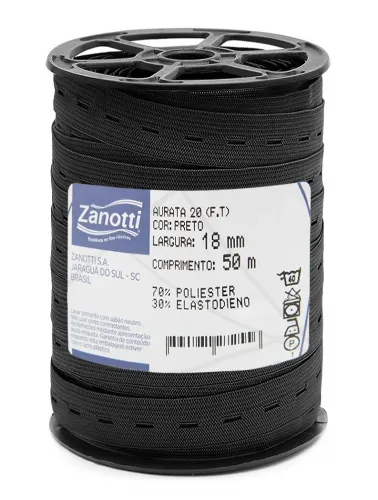 PTO. ELASTICO ZANOTTI AURATA 50M 83%PES