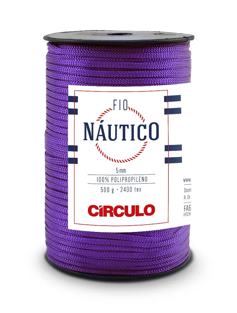6290 FIO CIRCULO NAUTICO 5MM 500G 100%PP