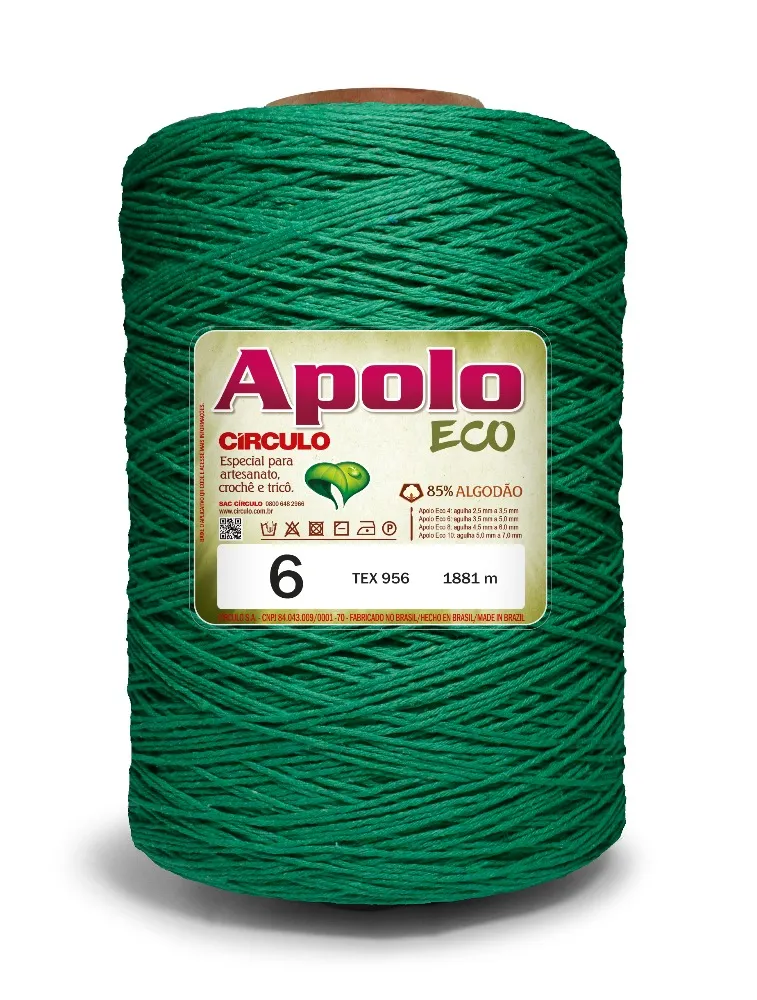 **5286 BARBANTE CIRCULO APOLO 6 1,8KG 85%CO