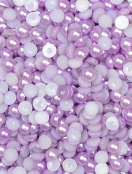 0120 MEIA PEROLA CIRCULO 6MM 250G 100%ABS