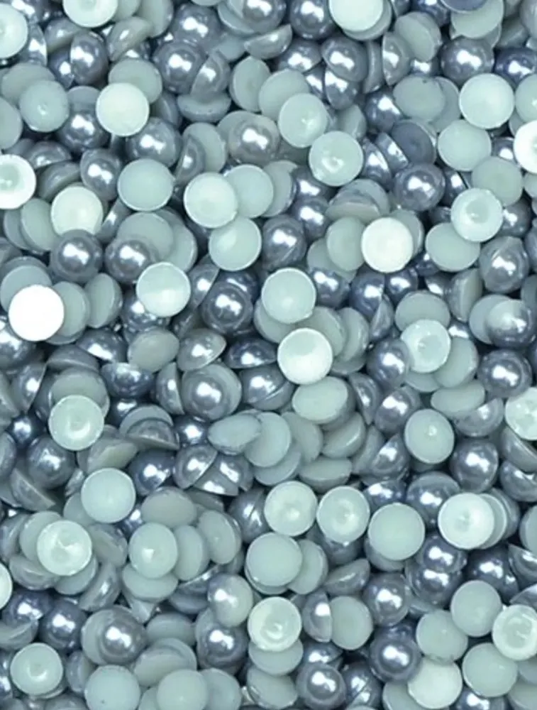 0150 MEIA PEROLA CIRCULO 6MM 250G 100%ABS
