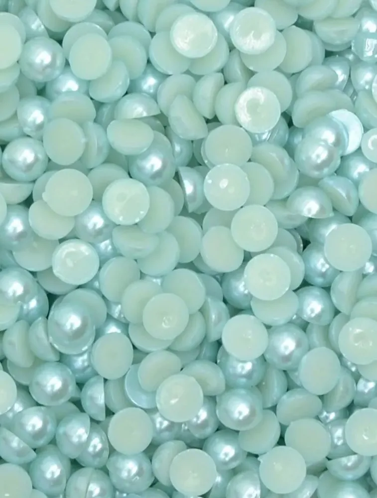 0100 MEIA PEROLA CIRCULO 8MM 250G 100%ABS