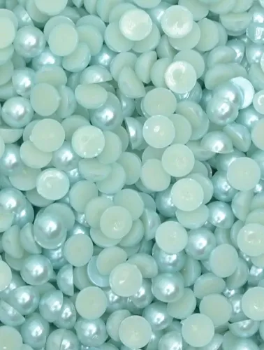 0100 MEIA PEROLA CIRCULO 8MM 250G 100%ABS