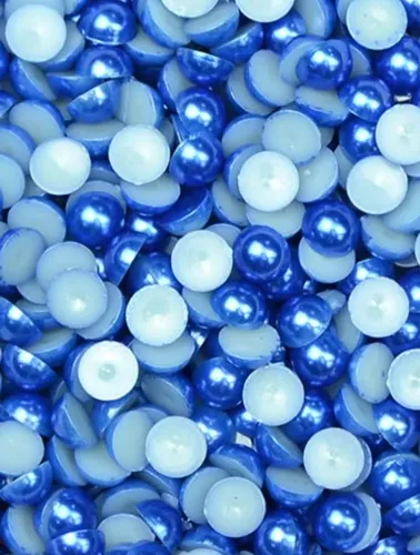 0110 MEIA PEROLA CIRCULO 8MM 250G 100%ABS