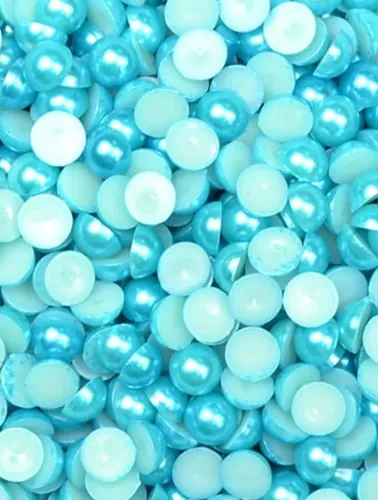 0130 MEIA PEROLA CIRCULO 8MM 250G 100%ABS