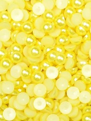 0140 MEIA PEROLA CIRCULO 8MM 250G 100%ABS