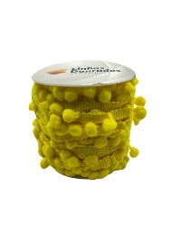0763 FRANJA POMPOM LD 6 10MM 20M 100%PA