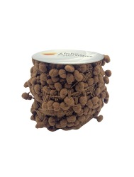 0340 FRANJA POMPOM LD 6 10MM 20M 100%PA