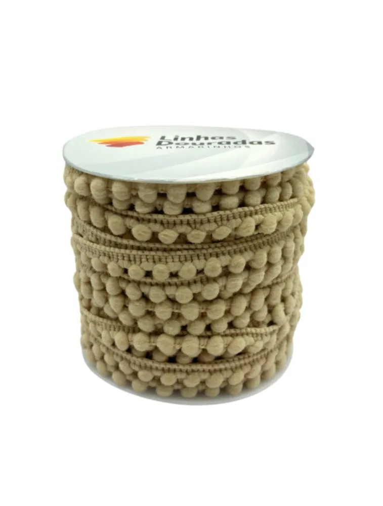 0236 FRANJA POMPOM LD 5 6MM 20M 100%PA