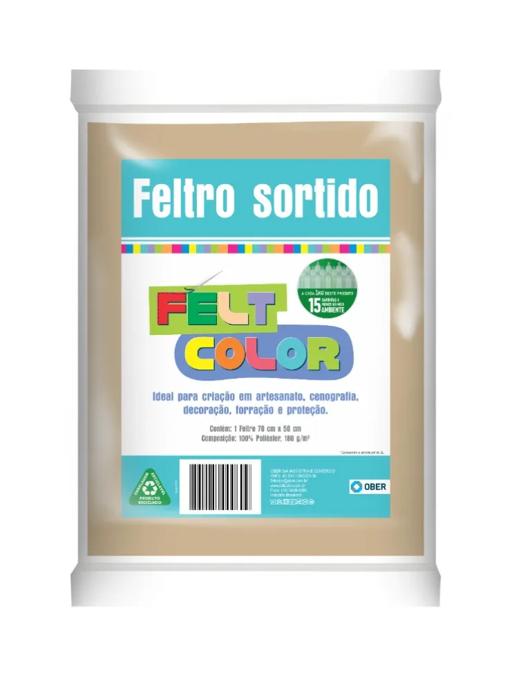 PELE FELTRO OBER 50X70CM 100%PES