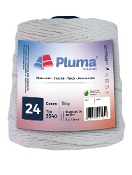 0001 BARBANTE PLUMA 24 FIOS 1KG 85%CO