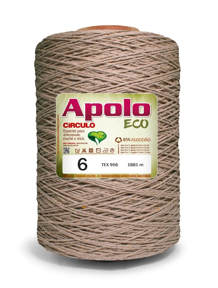 **7725 BARBANTE CIRCULO APOLO 6 1,8KG 85%CO INATIVO