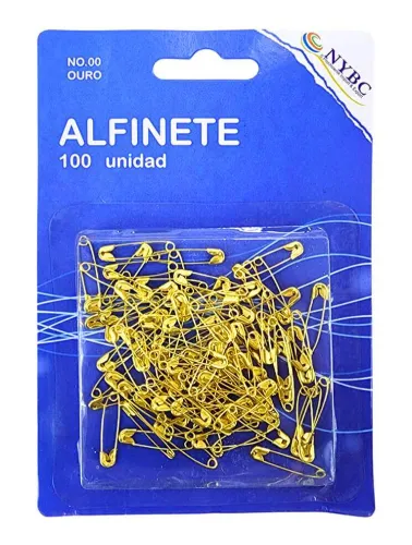 OURO ALFINETE NYBC SEGURANCA 00 C100