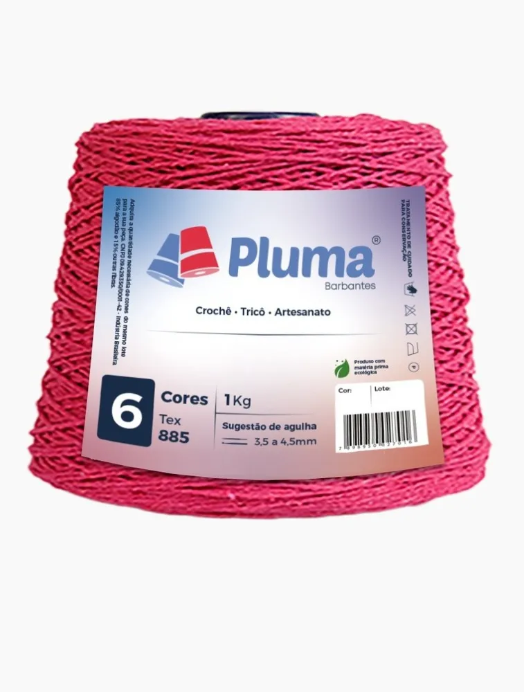 0018 BARBANTE PLUMA 6 1KG 85%CO