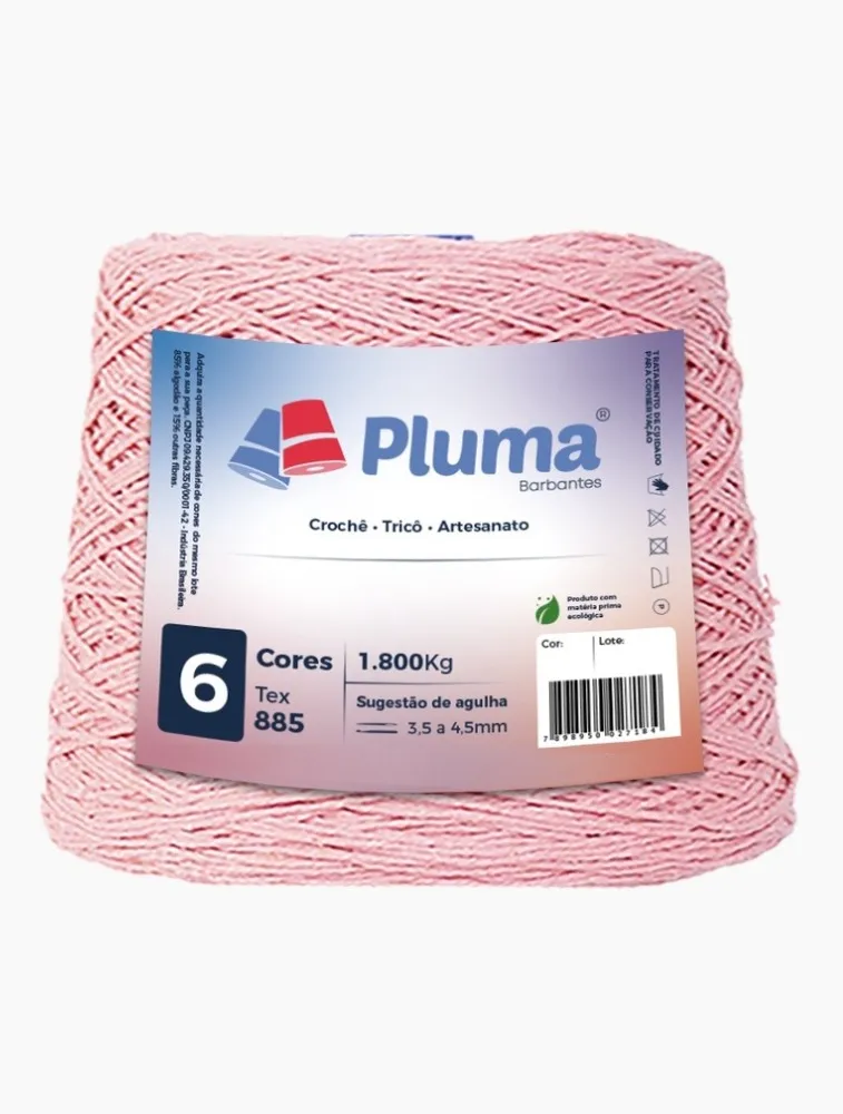0028 BARBANTE PLUMA 6 1,8KG 85%CO