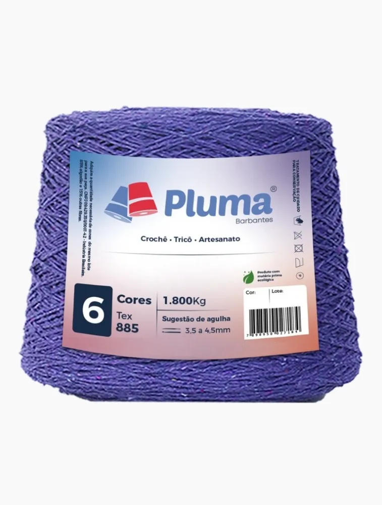 0036 BARBANTE PLUMA 6 1,8KG 85%CO