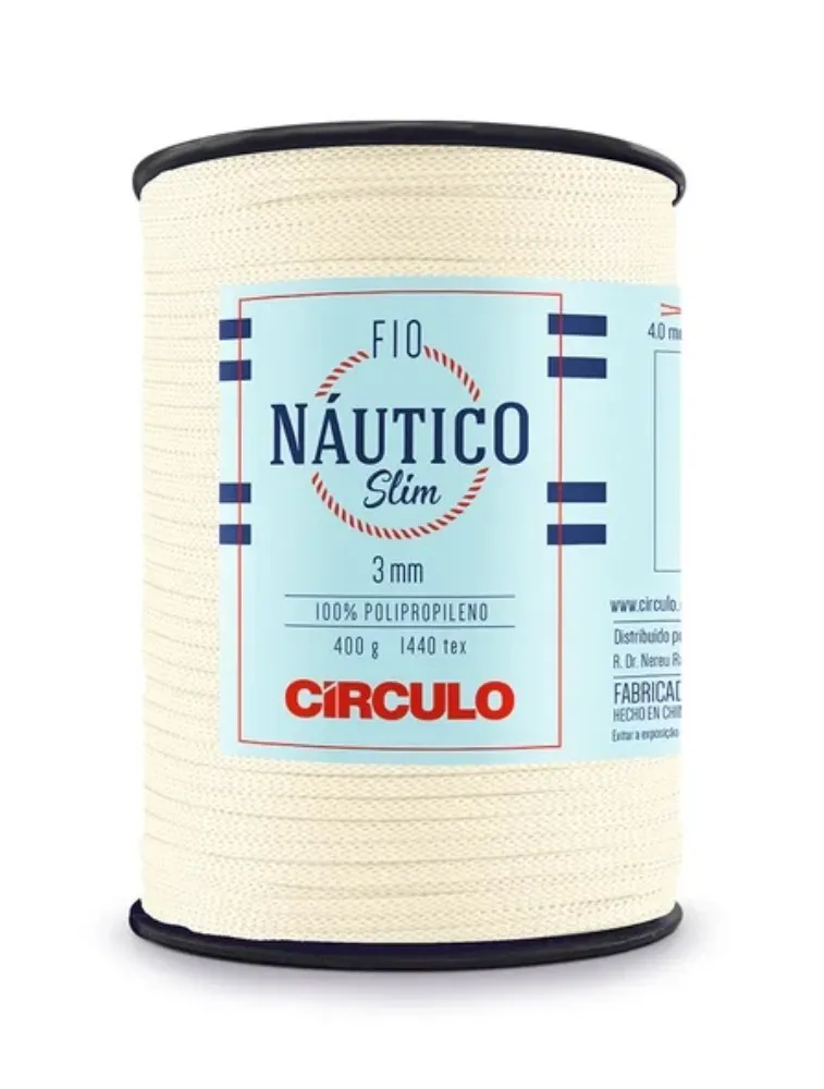 1074 FIO CIRCULO NAUTICO SLIM 3MM 400G 100%PP