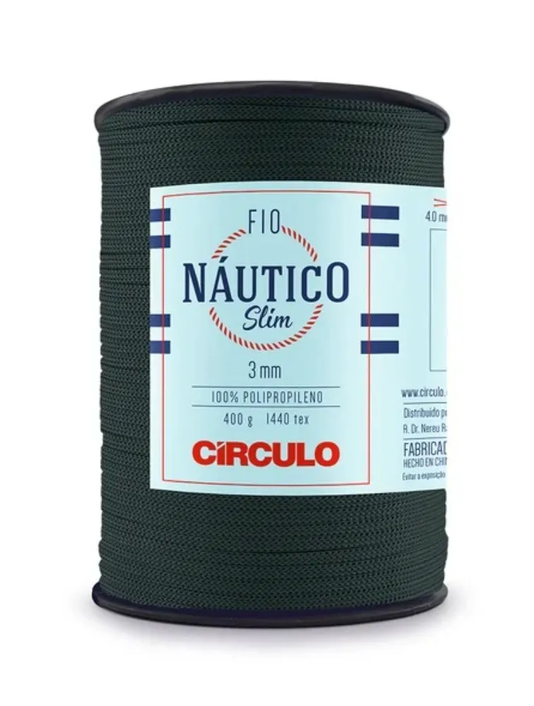 5398 FIO CIRCULO NAUTICO SLIM 3MM 400G 100%PP