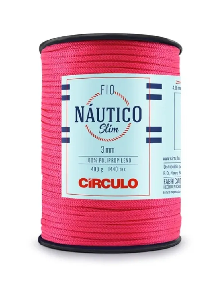 6185 FIO CIRCULO NAUTICO SLIM 3MM 400G 100%PP