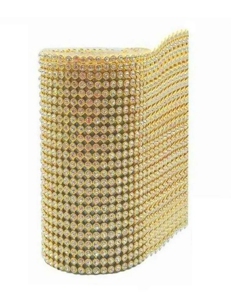 *DOU. MANTA STRASS IMP. 1CM 100%PP